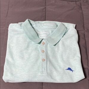 Tommy Bahama Light Green Polo Shirt. Size XXXL